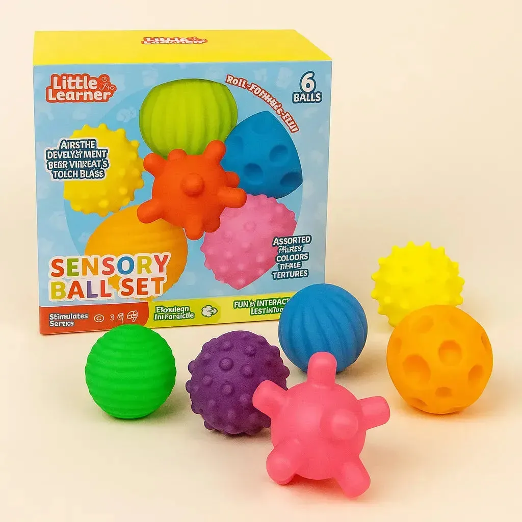 6 Pack Mixed Sensory Ball Set