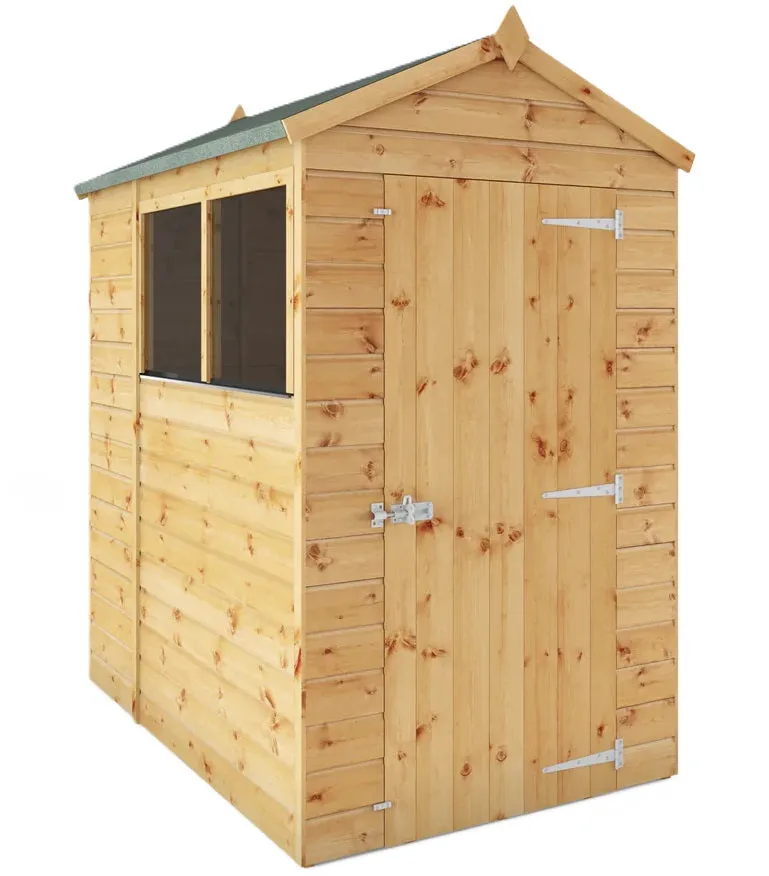6 x 4 Modular Shiplap Apex Shed