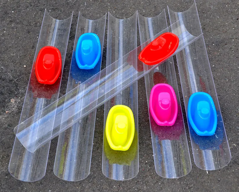 60Cm Clear Guttering (6Pk)