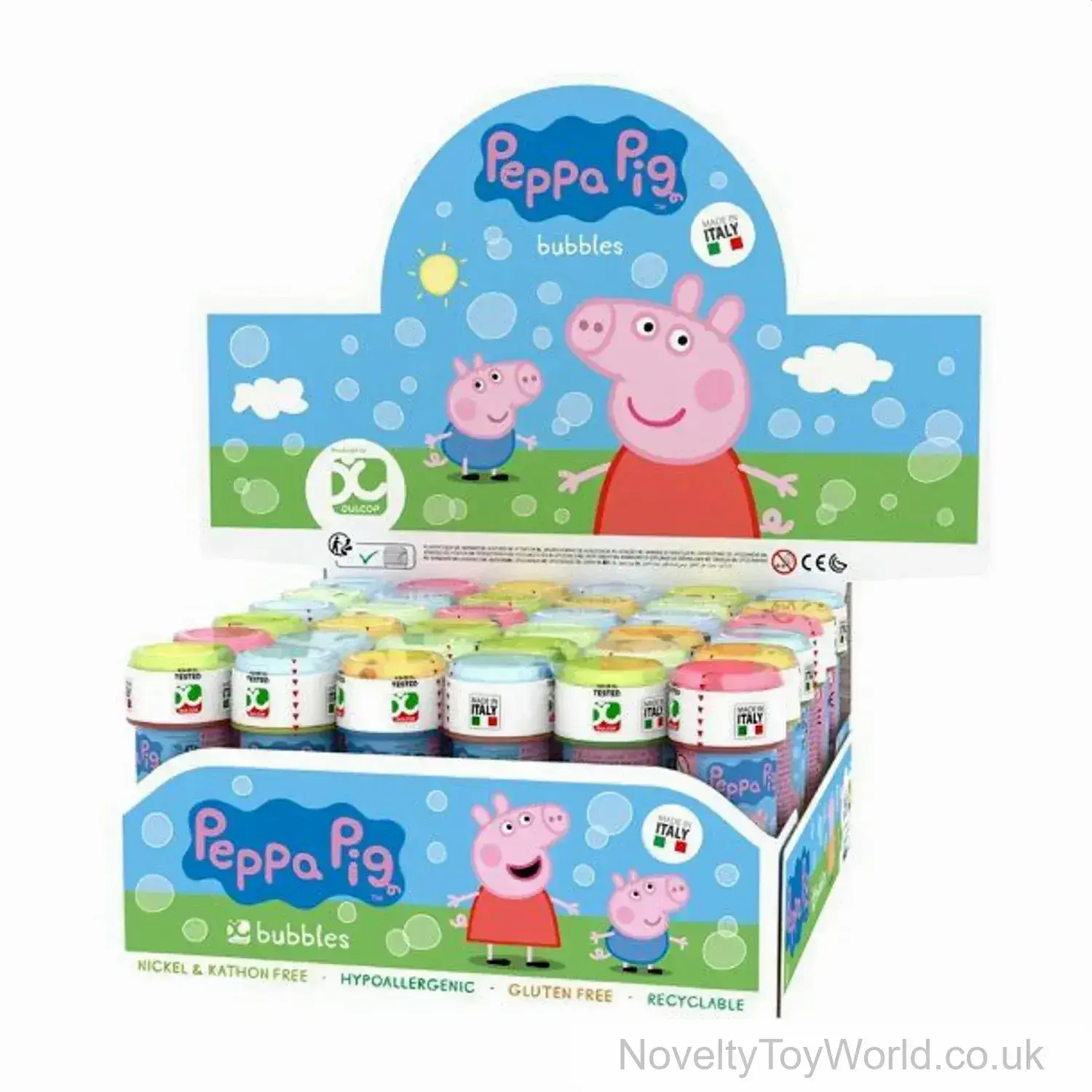 60ml Peppa Pig Bubble Tub With Wand & Maze