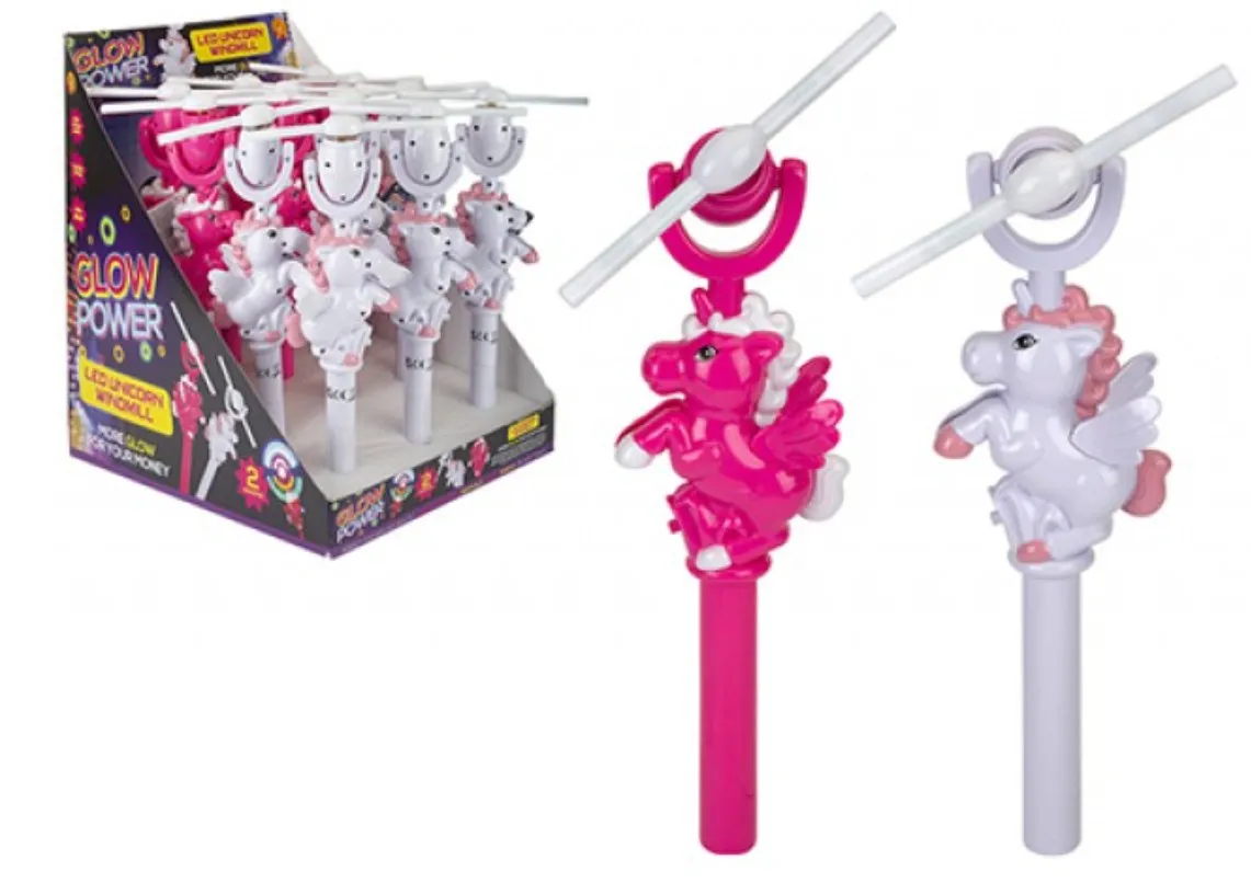 LED Unicorn Windmills With Sound