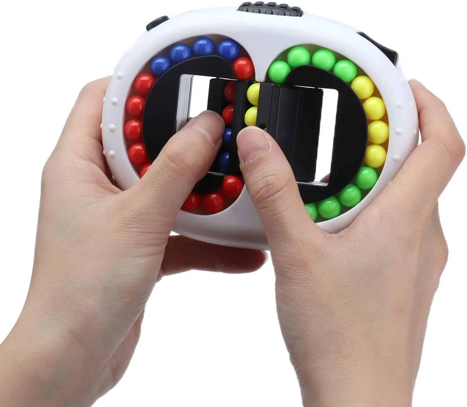 Fidget Toy Rotating Small Beads Puzzles Game, ADHD, Anxiety Stress Relief Beans Decompression Toy