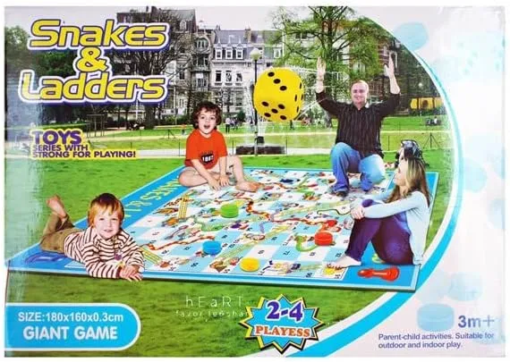Giant Snakes & Ladders Floor Game 180cm