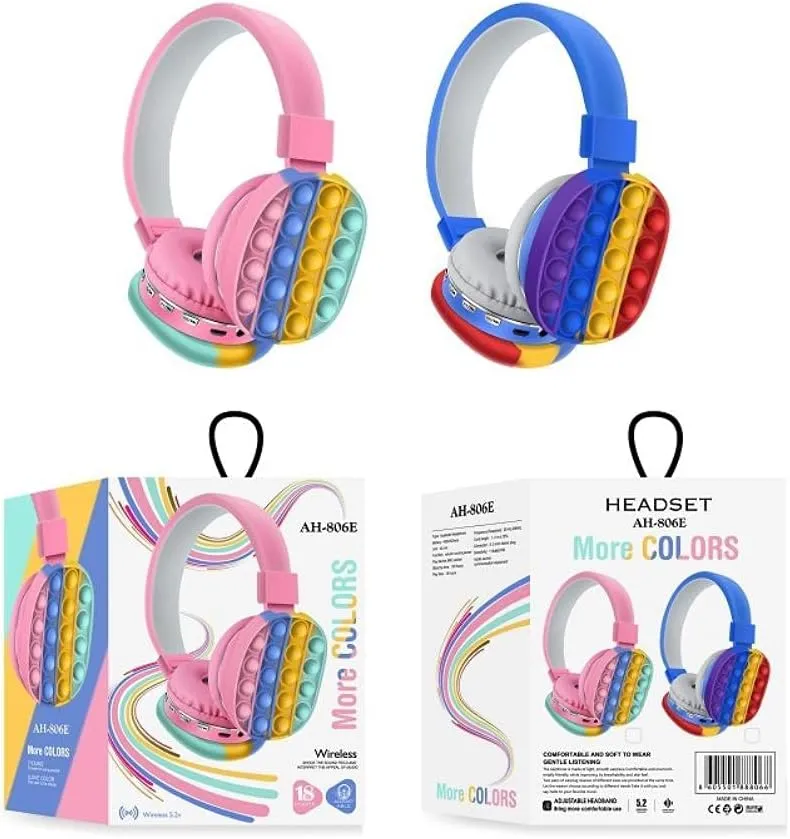 Poppet Style Bluetooth Headphones - 2 Colours