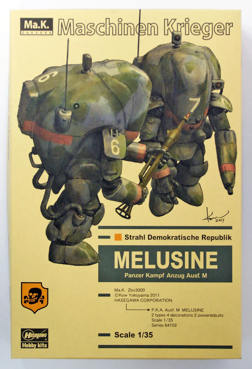Hasegawa 64103 Maschinen Krieger P.K.A. Ausf. M Melusine 1/35 scale kit