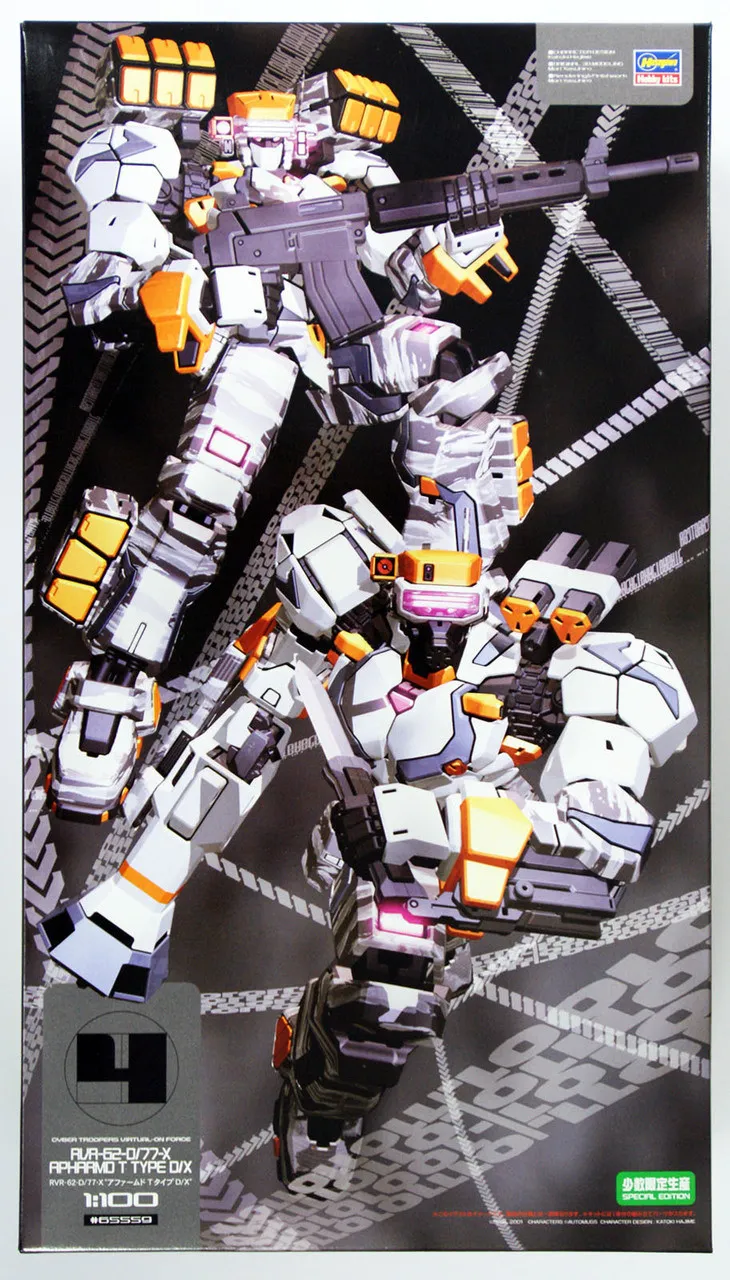 Hasegawa 65559 Virtual-On RVR-62-D / 77-X Affirmed T Type D/X 1/100 Scale Kit