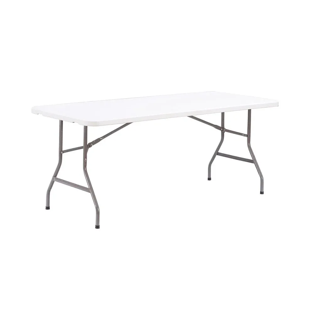 6ft Plastic Folding Trestle Table