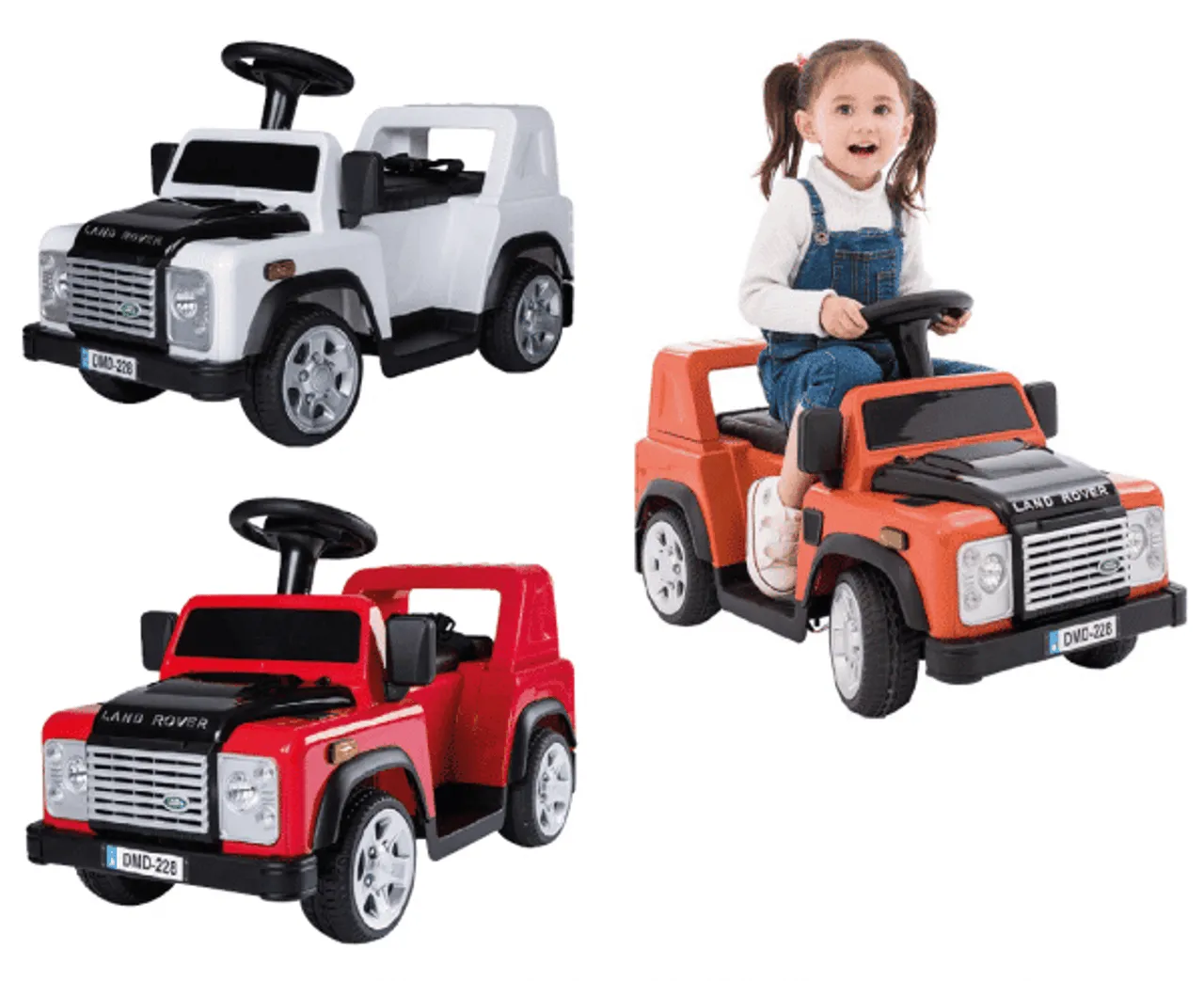 Kids 6v Official Land Rover Defender Ride On Car & Remote