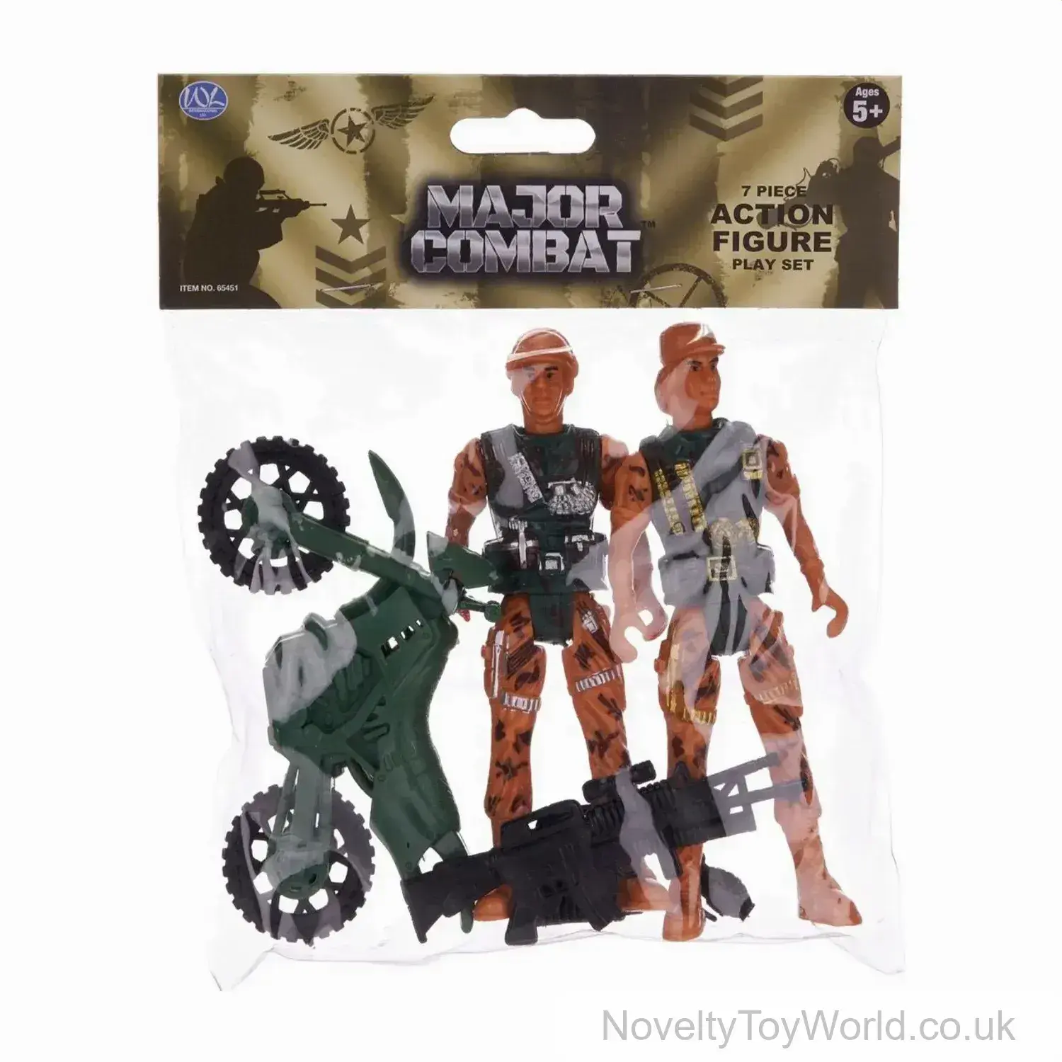 7 Piece Mini Army Action Figures Play Set