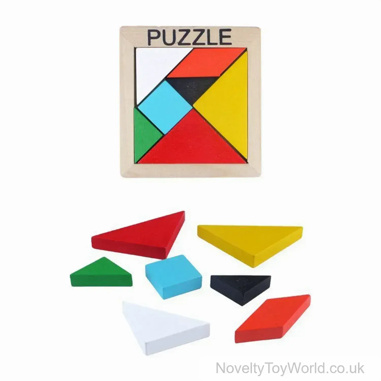 7 Piece Wooden Puzzle Game (10cm)