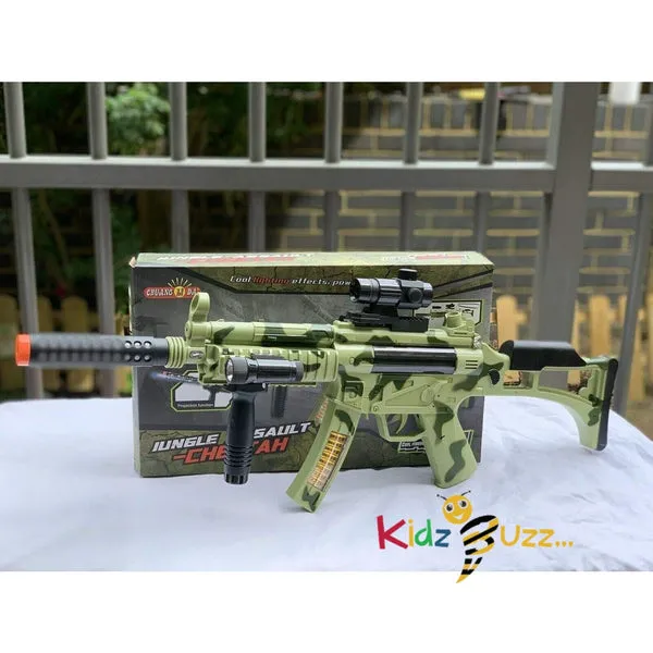 Jungle Assault Cheetah Sniper Camo Toys Gun