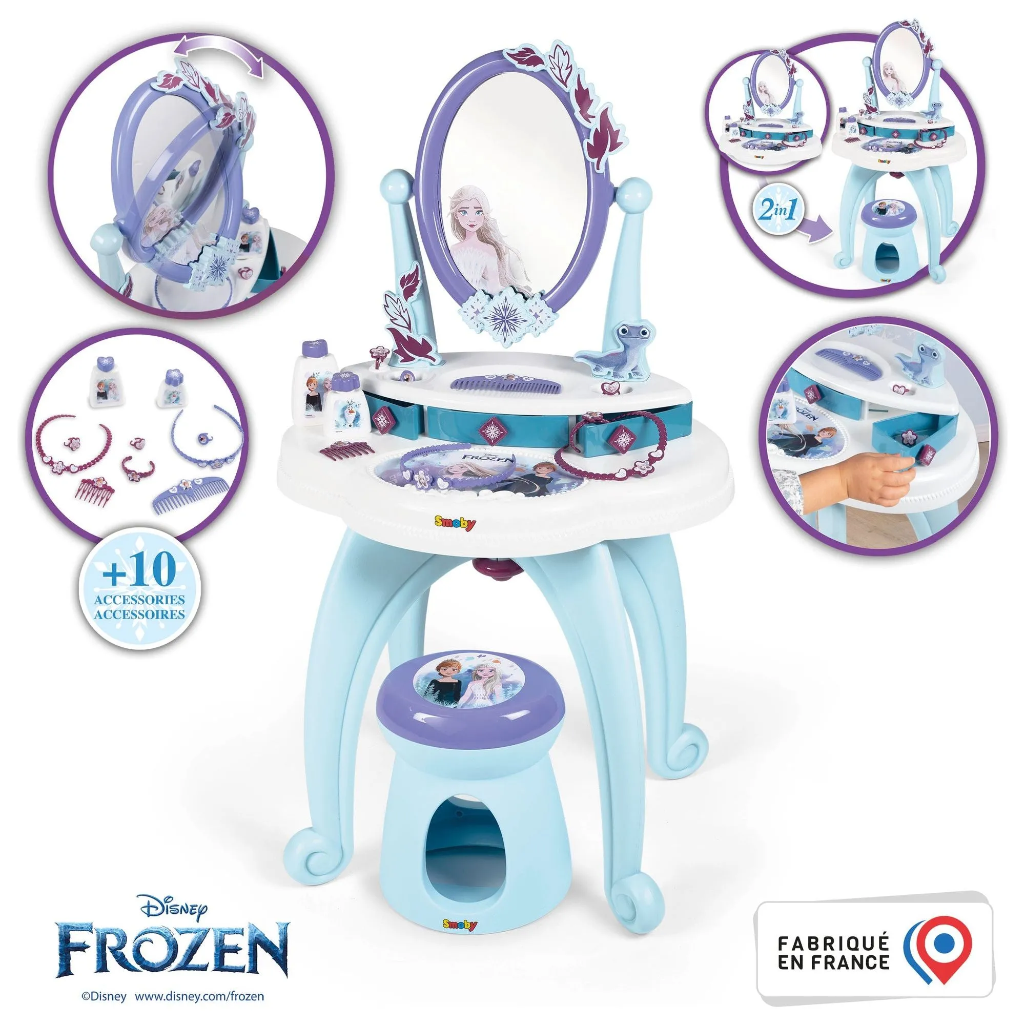 Smoby Frozen 2in1 Dressing Table