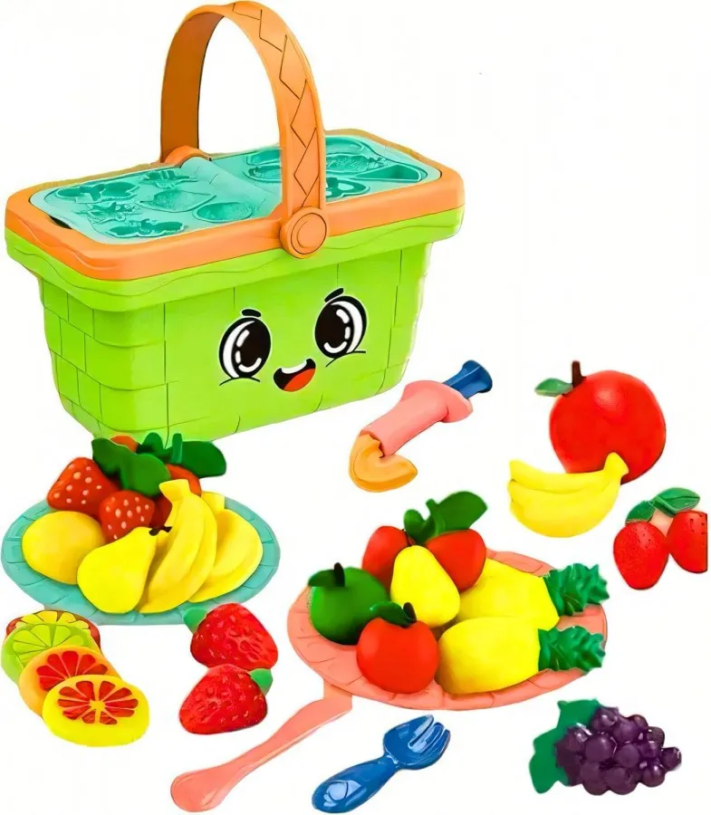 Picnic Basket Pretend Play Doh Set
