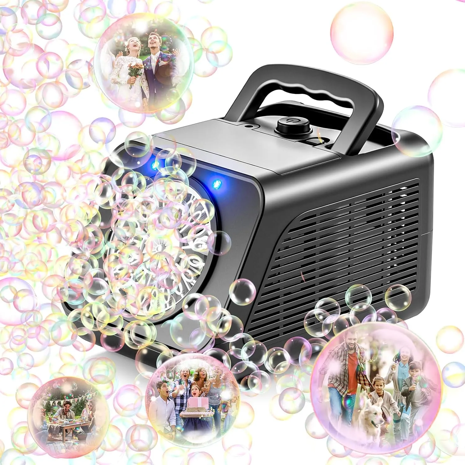 Portable Electric Bubble Machine Generator