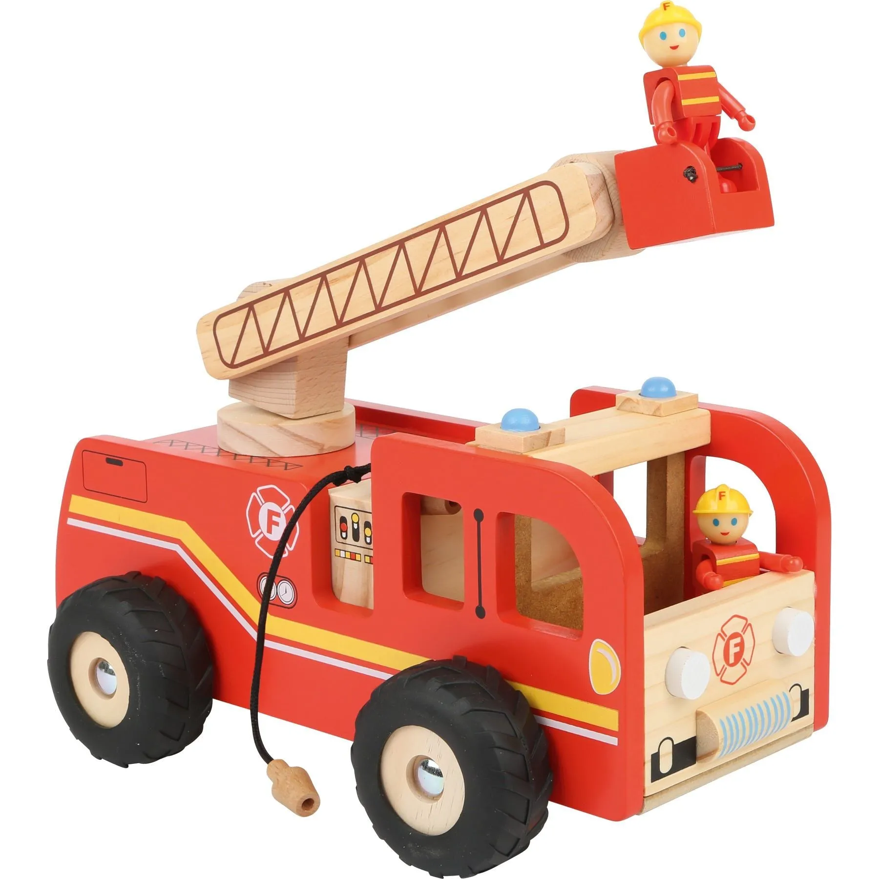 Small Foot Fire Engine with Rotating Ladder