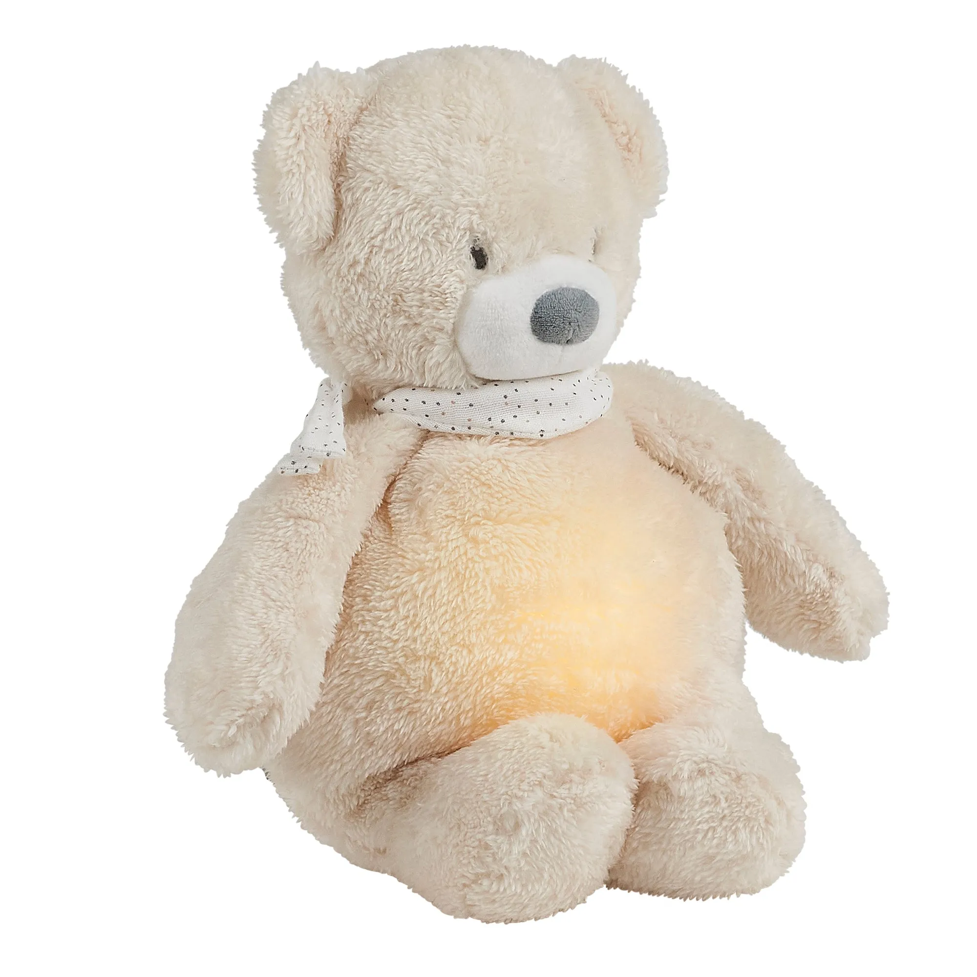 Nattou Sleepy Bear Cuddly Nightlight - Beige