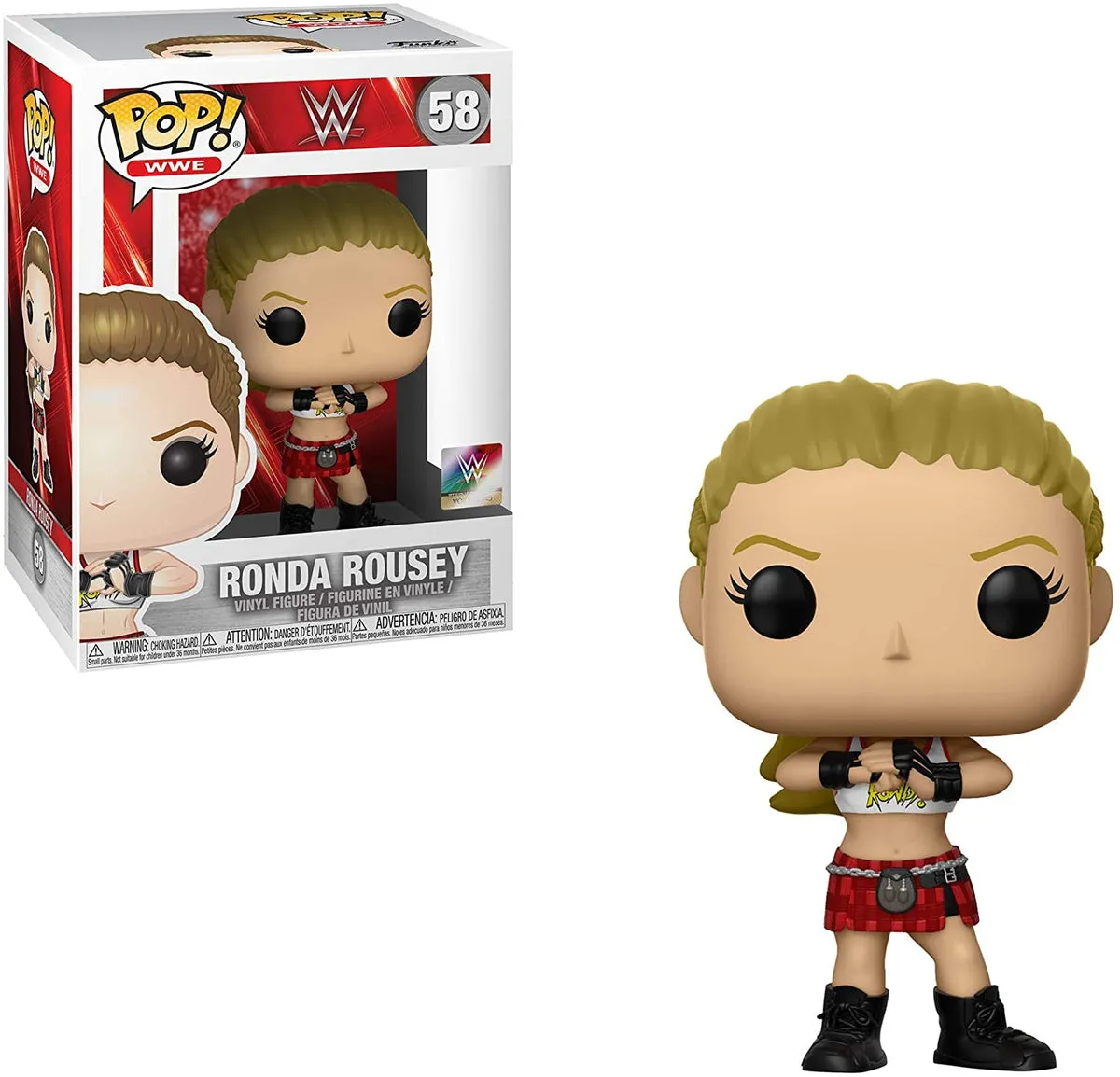 Funko POP 35922 Vinyl WWE S8 Ronda Rousey Wrestling Figure