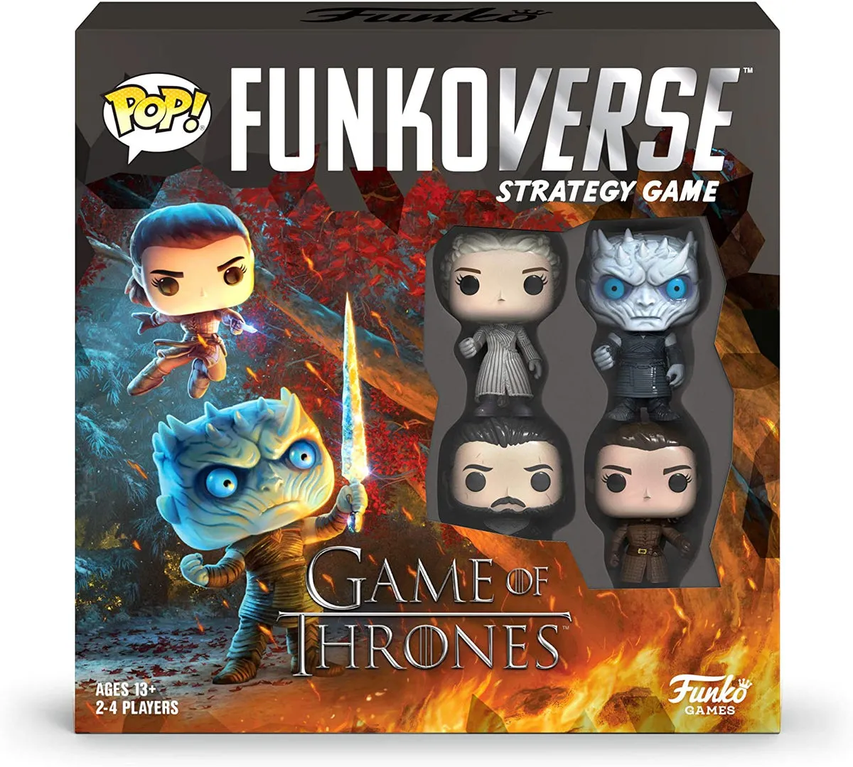 Funko POP 46060 Funkoverse Game of Thrones 100 Base Strategy Board Game
