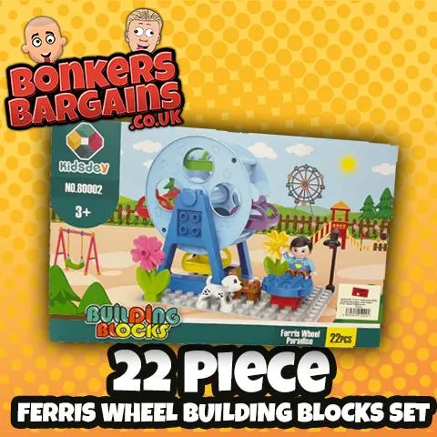 22 Piece Ferris Wheel Building Blocks Set