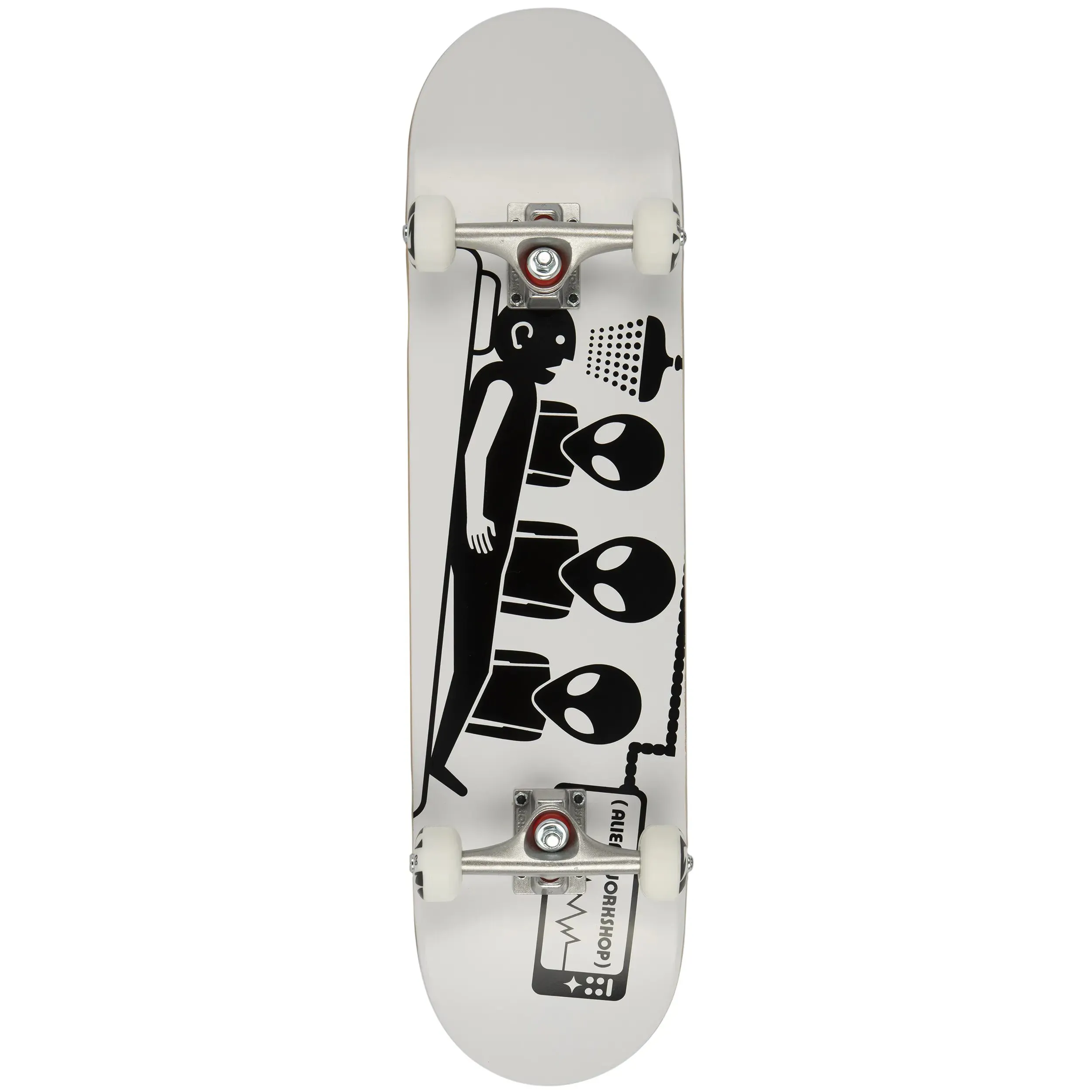 Alien Workshop Abduction Complete Skateboard - White 7.75''