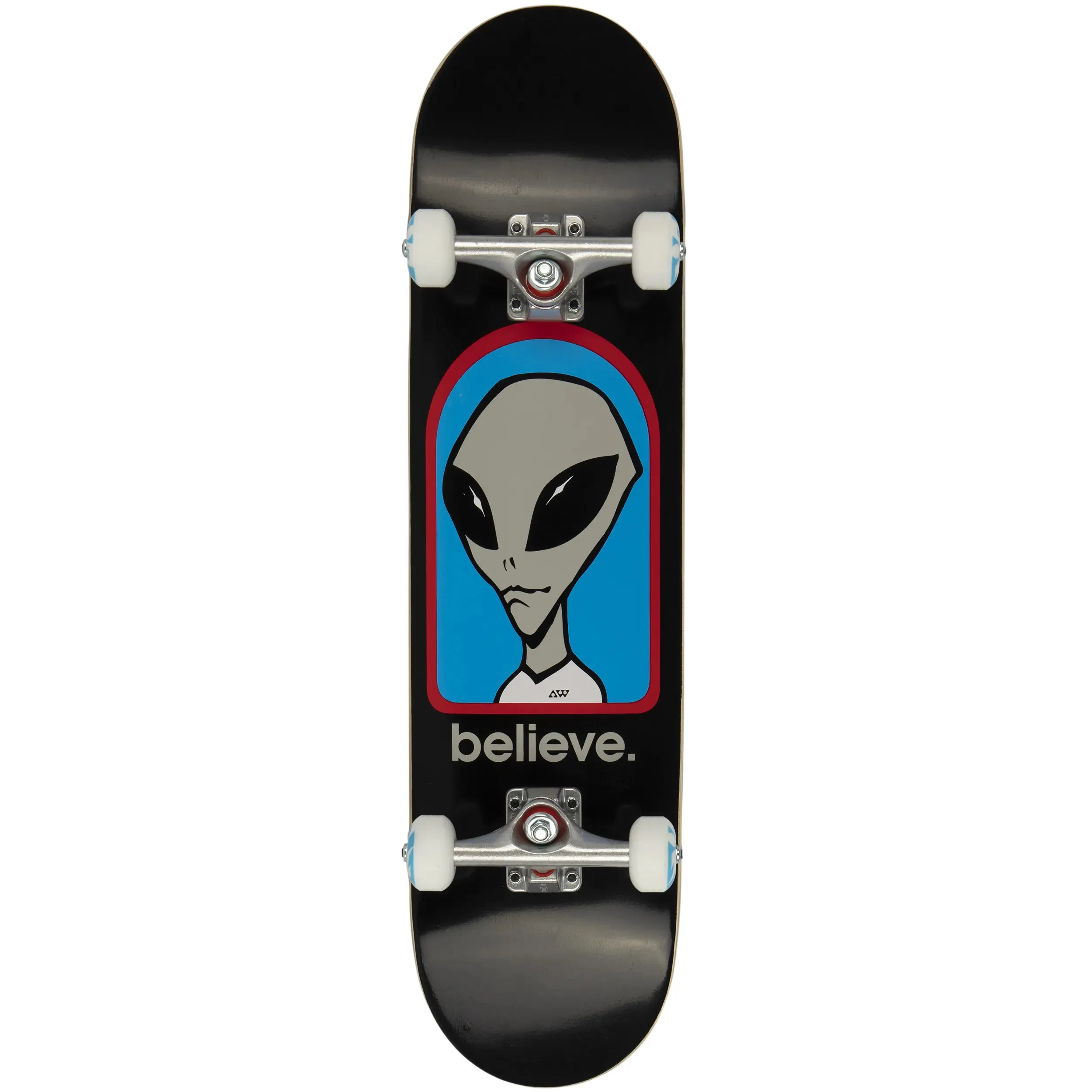 Alien Workshop Believe Complete Skateboard - Black 7.75''
