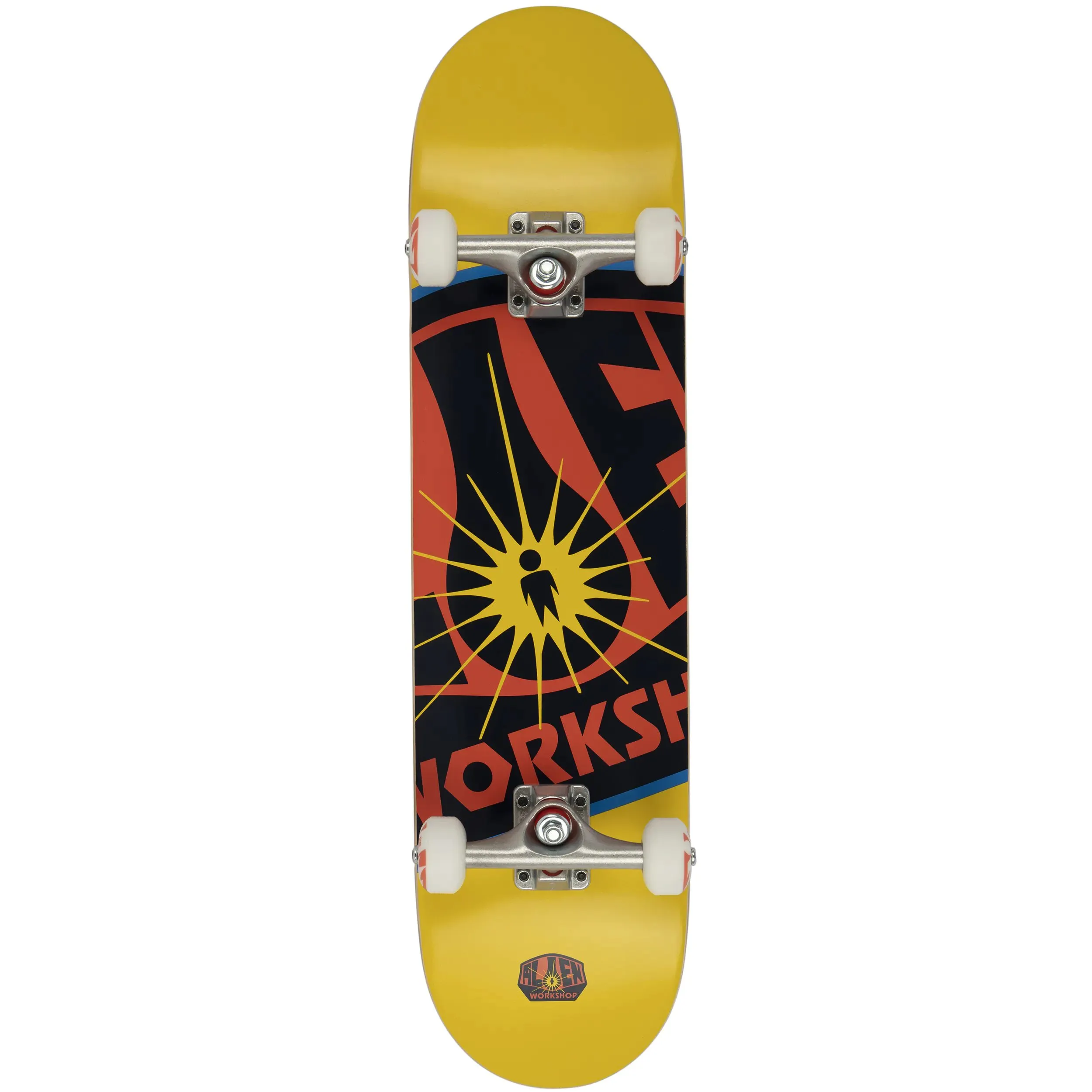 Alien Workshop OG Logo Complete Skateboard - Yellow 7.75''