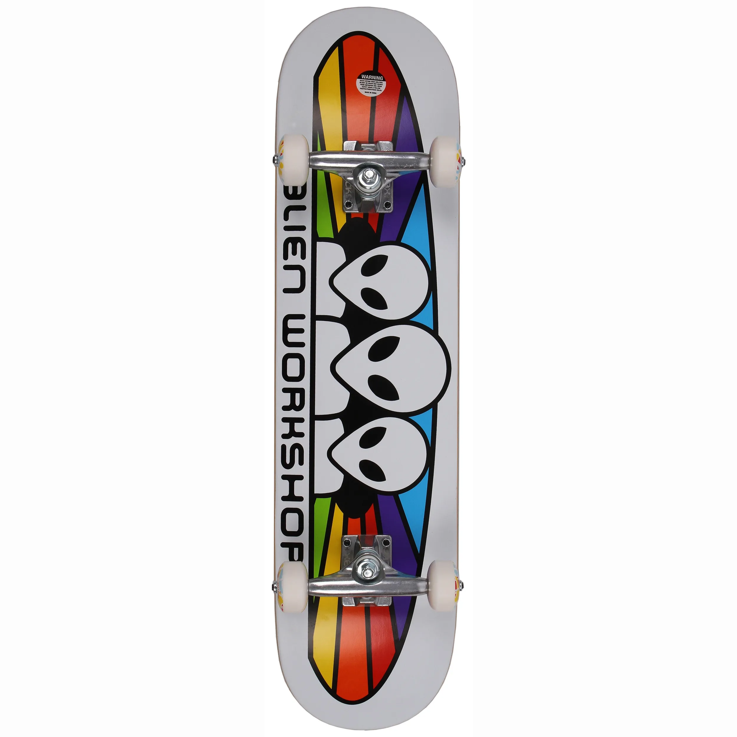 Alien Workshop Spectrum Complete Skateboard - White 7.75''