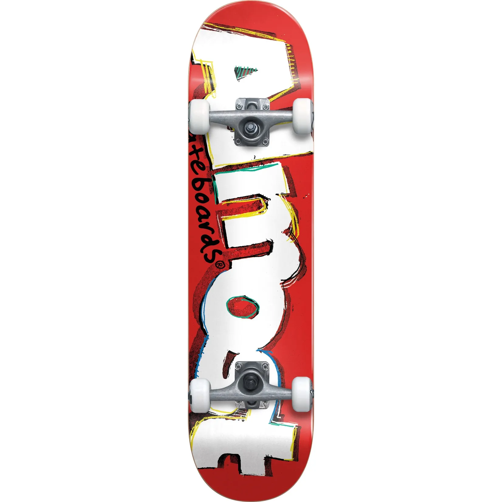 Almost Neo Express Complete Skateboard - Red 8"