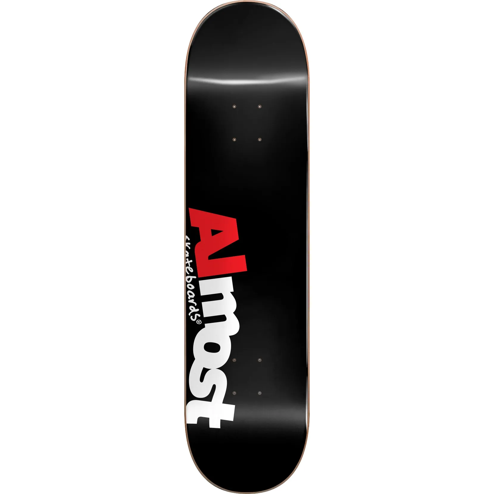 Almost Most Skateboard Deck - Black 8.25"