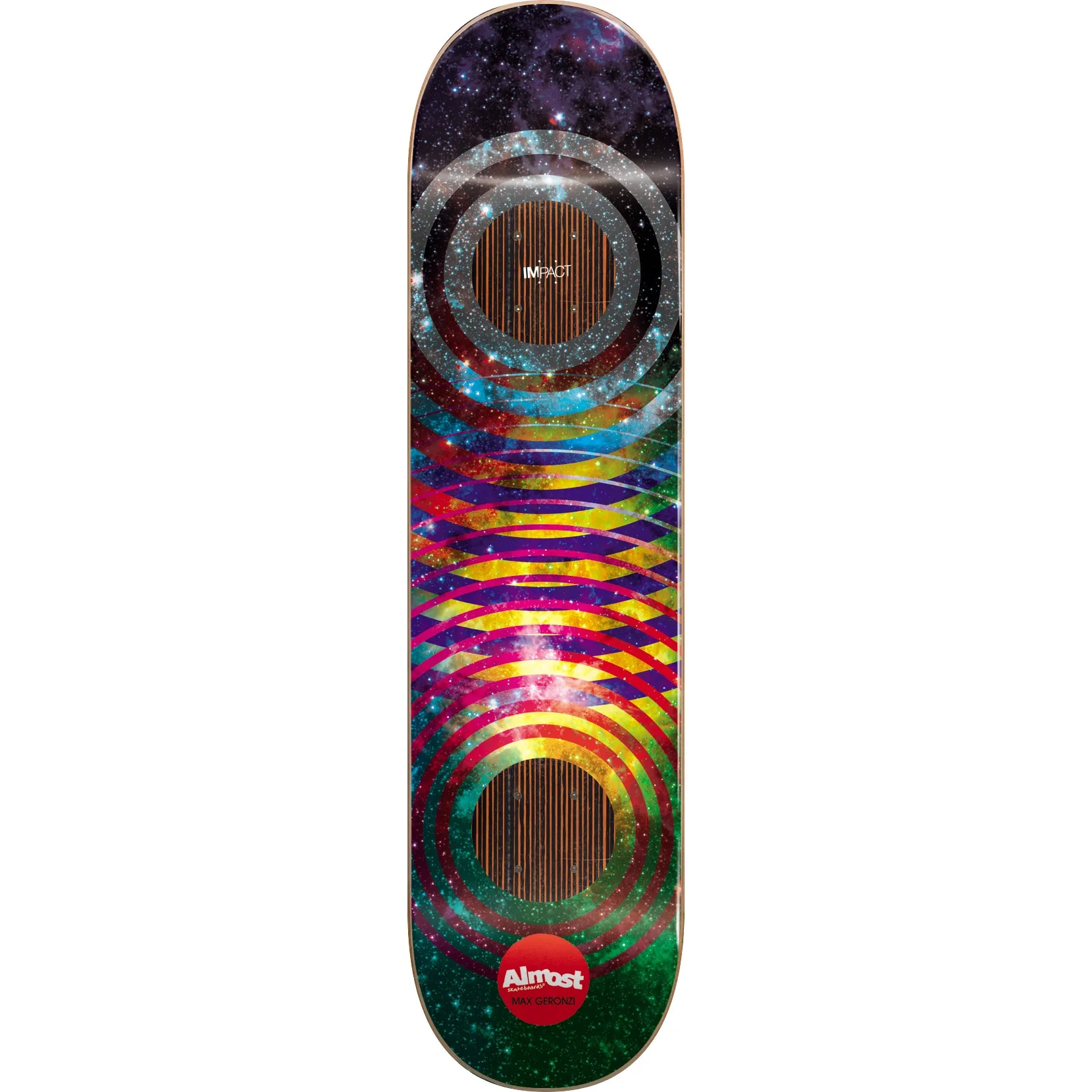 Almost Space Rings Skateboard Deck - Max 8"