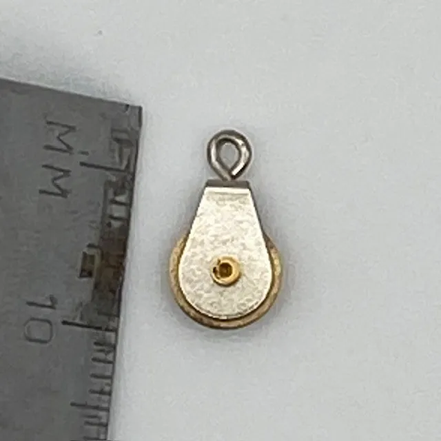 Aeronaut Single Sheave Block Brass 10mm