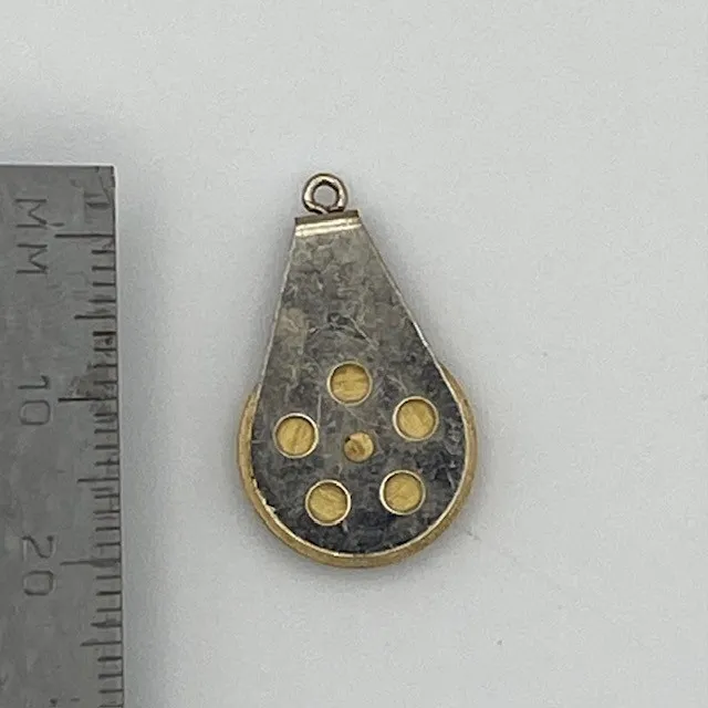 Aeronaut Single Sheave Block Brass 22mm