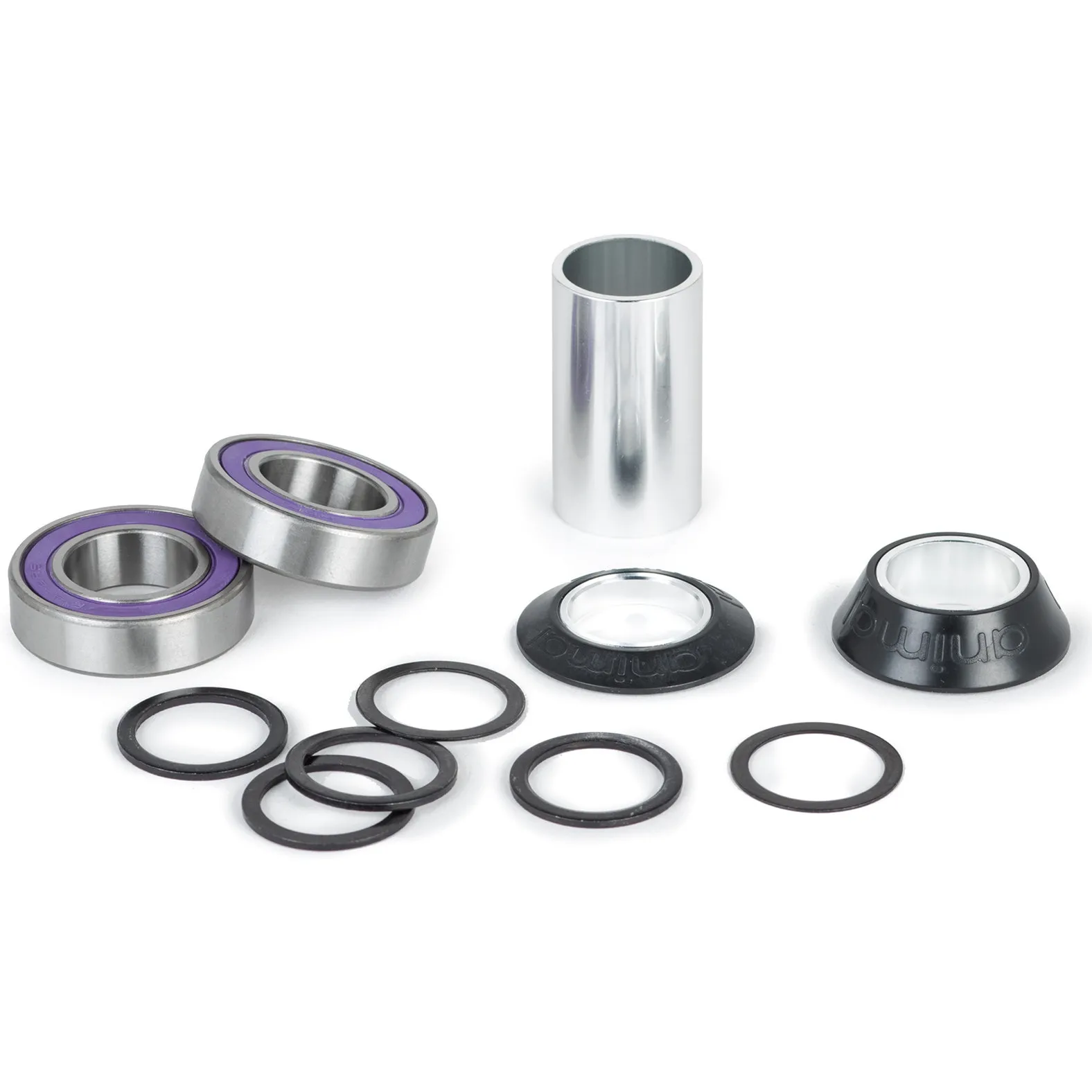 Animal BMX Bottom Bracket - Solid Black 22mm