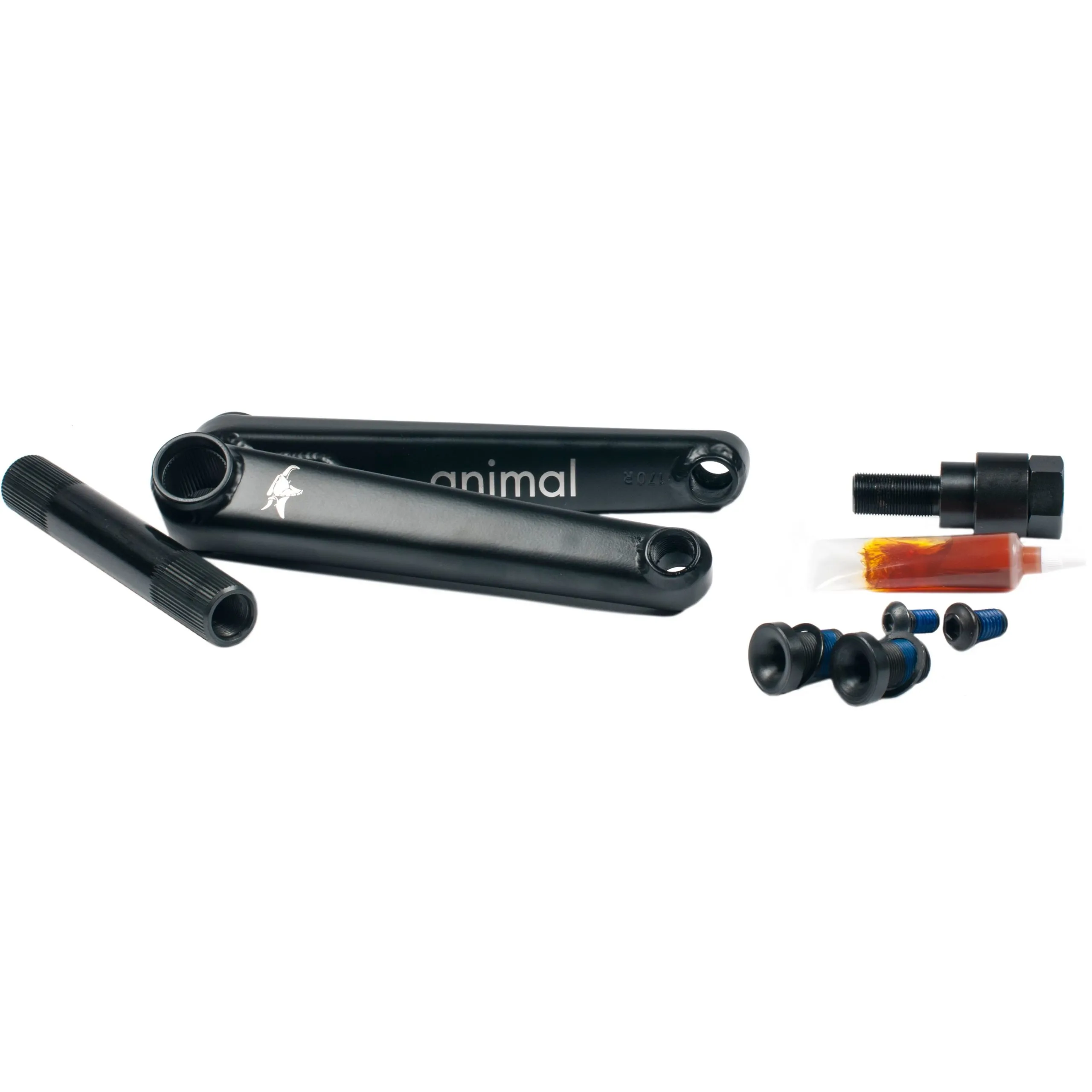 Animal Akimbo 165mm BMX Cranks - Black
