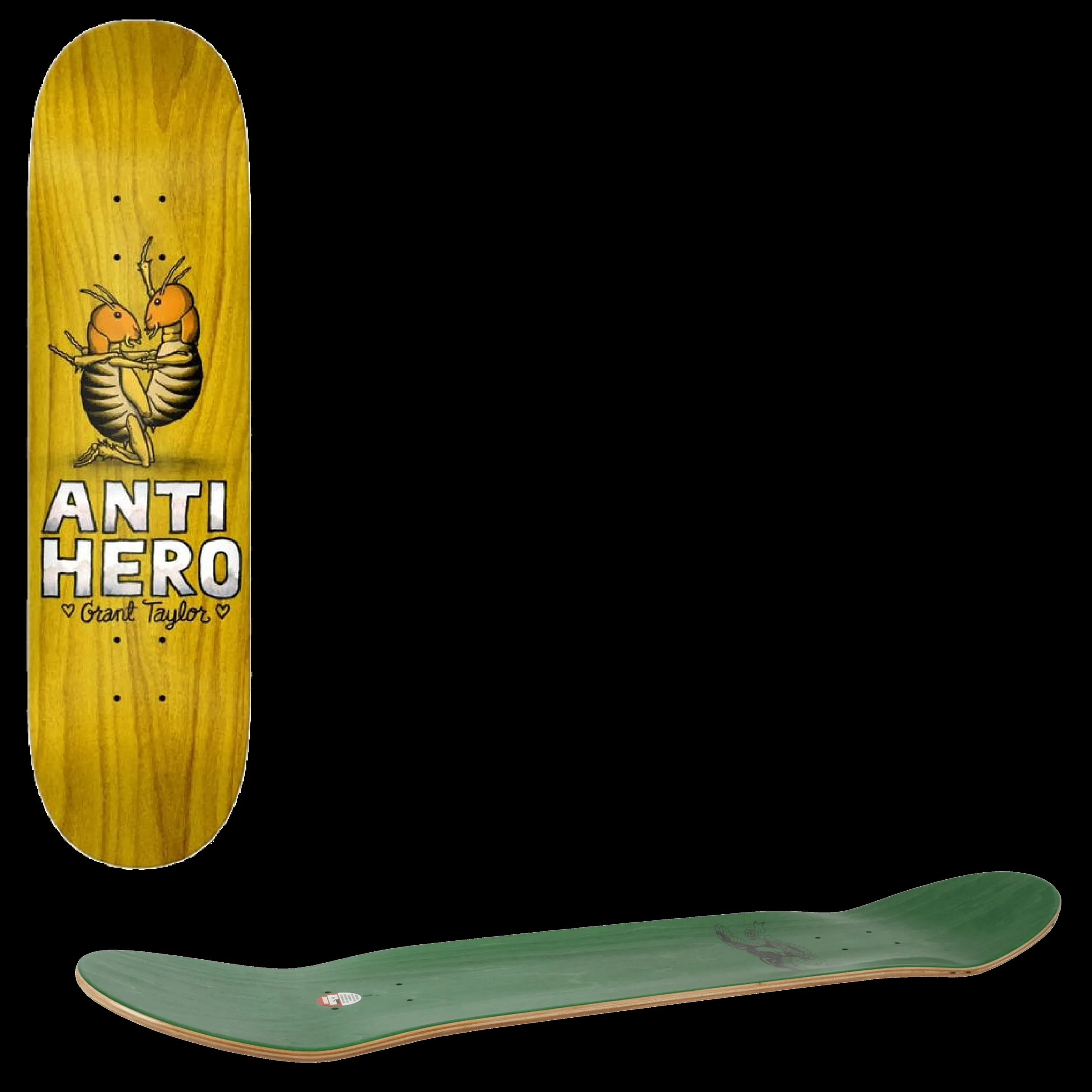 Anti Hero Taylor Lovers II Skateboard Deck - Multi 8.4''