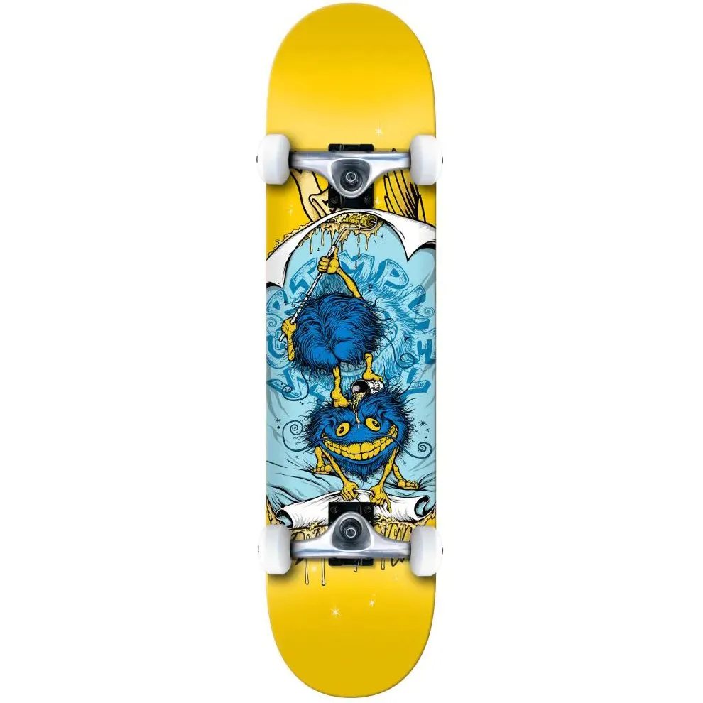 Anti Hero Grimple Glue Complete Skateboard - Yellow 8''