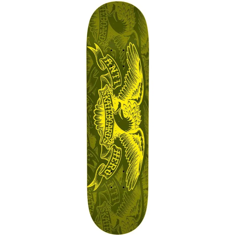 Anti Hero Copier Eagle Price Point Skateboard Deck - Olive 7.75''