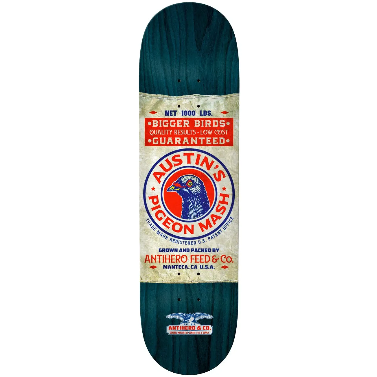 Anti Hero General Mercantile Skateboard Deck - Kanfoush 8.06''