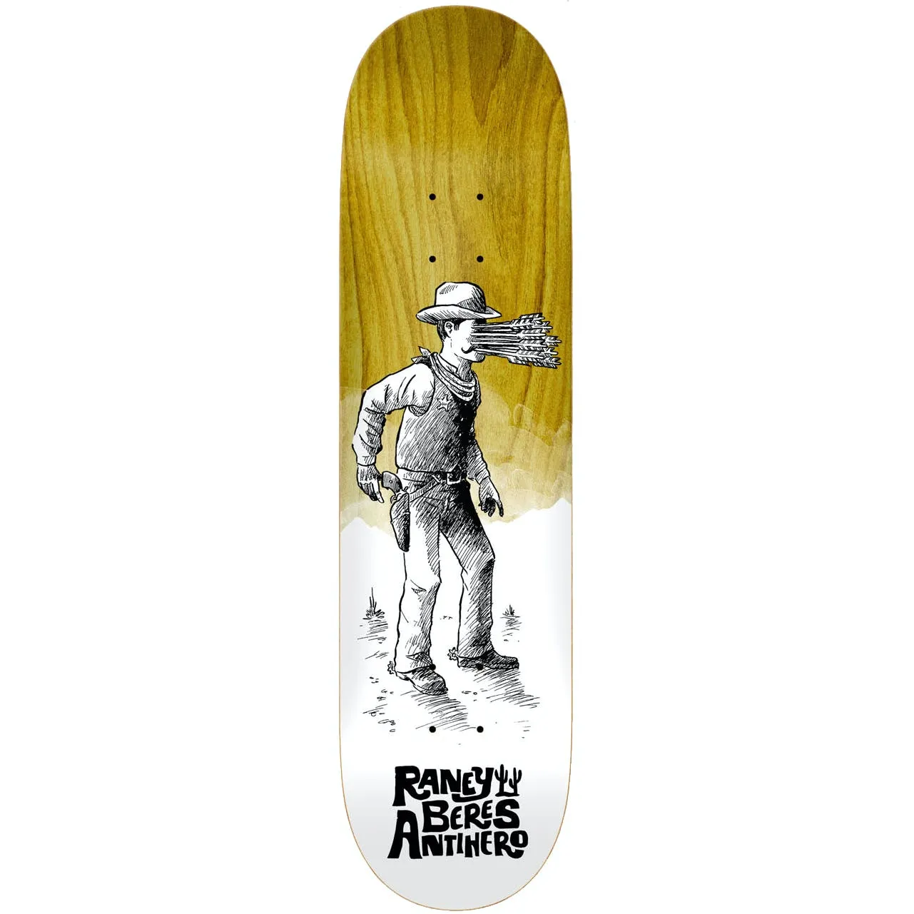 Anti Hero How The West Skateboard Deck - Raney 8.25''