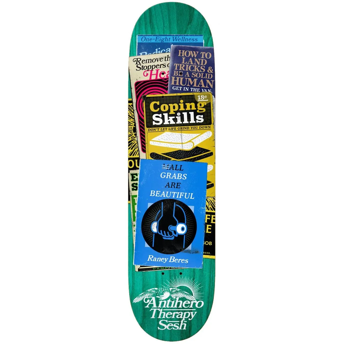 Anti Hero Therapy Sesh Skateboard Deck - Raney 8.63''