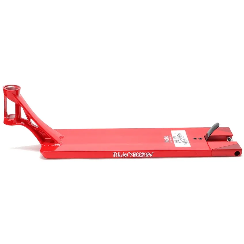 AO Scooters Dylan Morisson Pro V2 Scooter Deck - Red 21.5'' x 5.6''