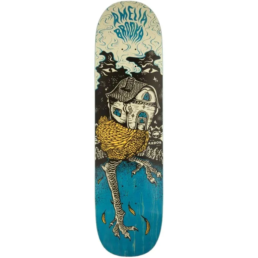 Arbor Amelia Baba Yaga Skateboard Deck - Multi 8.5''