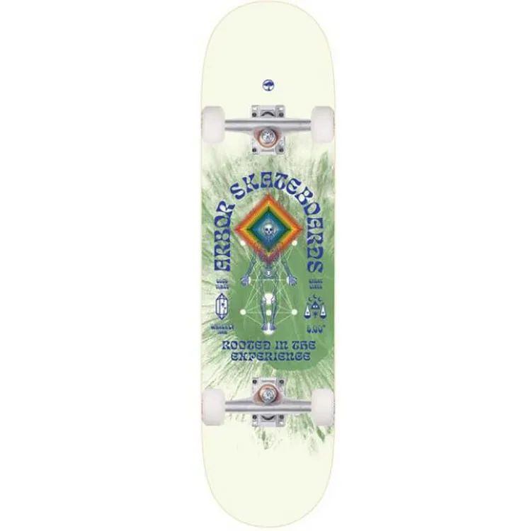 Arbor Street Whiskey Experience Complete Skateboard - Green 8''
