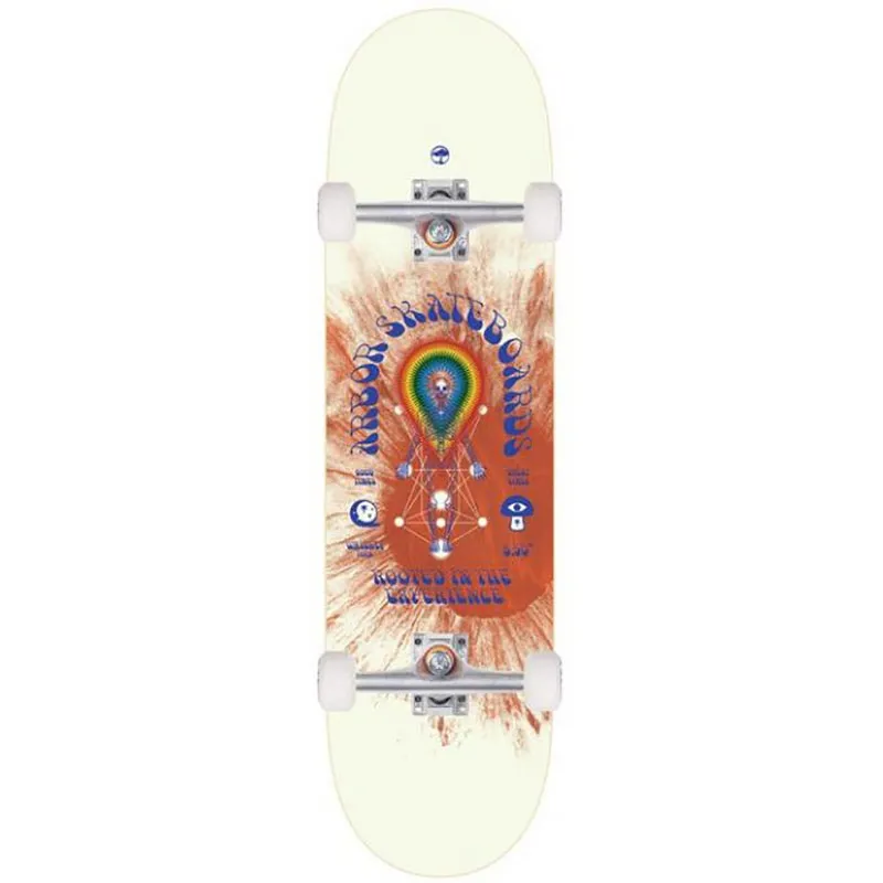 Arbor Street Whiskey Experience Complete Skateboard - Orange 8.5''