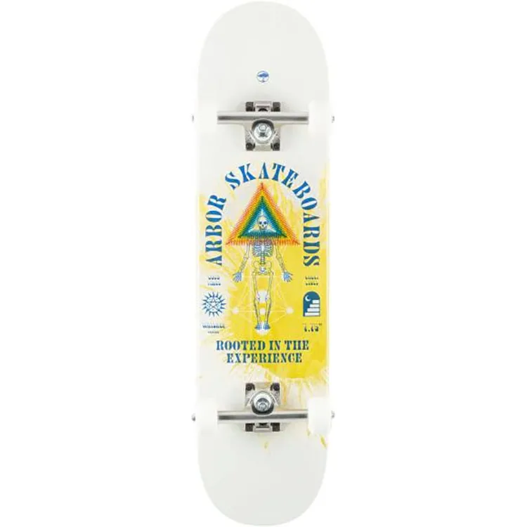 Arbor Street Whiskey Experience Complete Skateboard - Yellow 7.75''