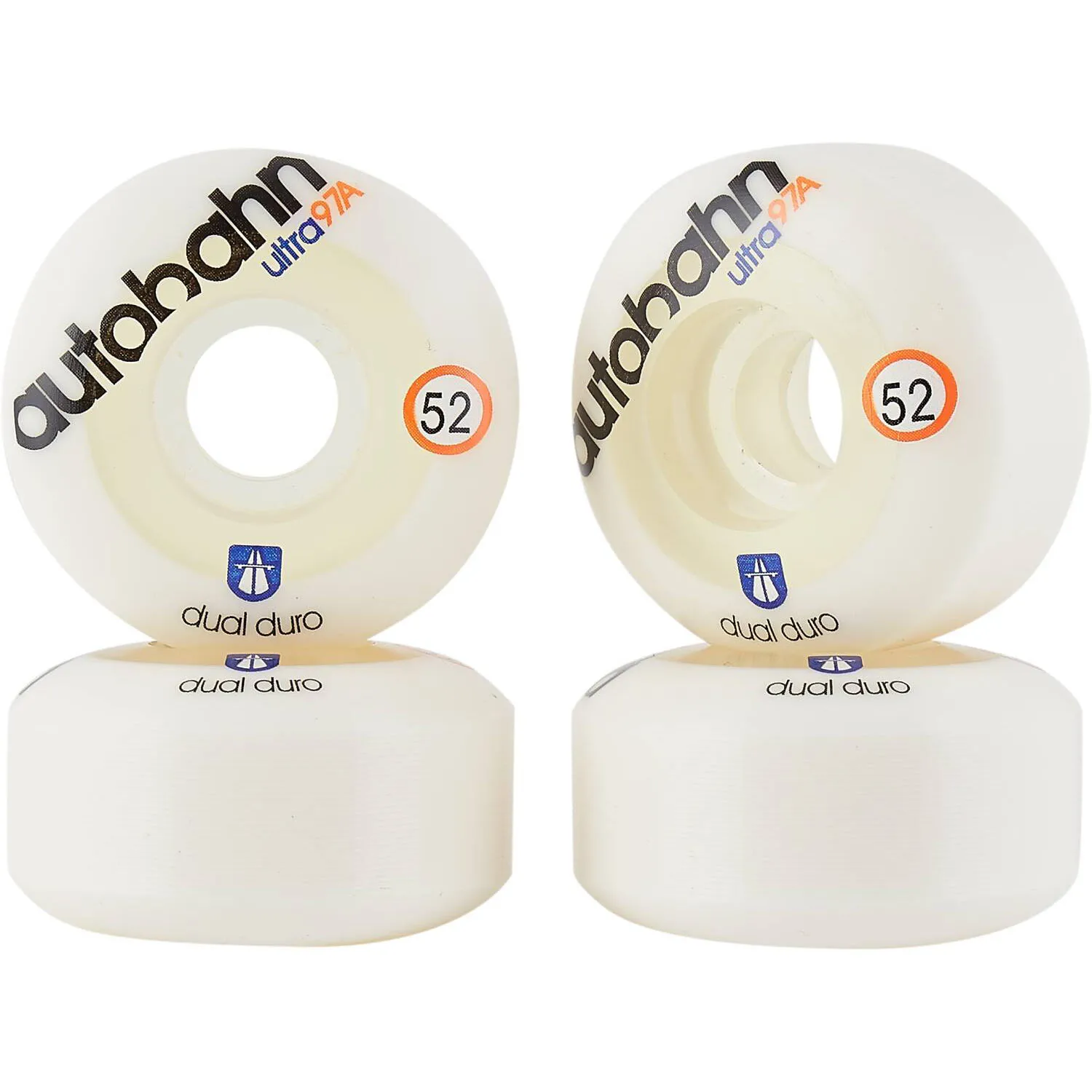 Autobahn Dual Duro Ultra Classic Skateboard Wheels 53mm - 97a