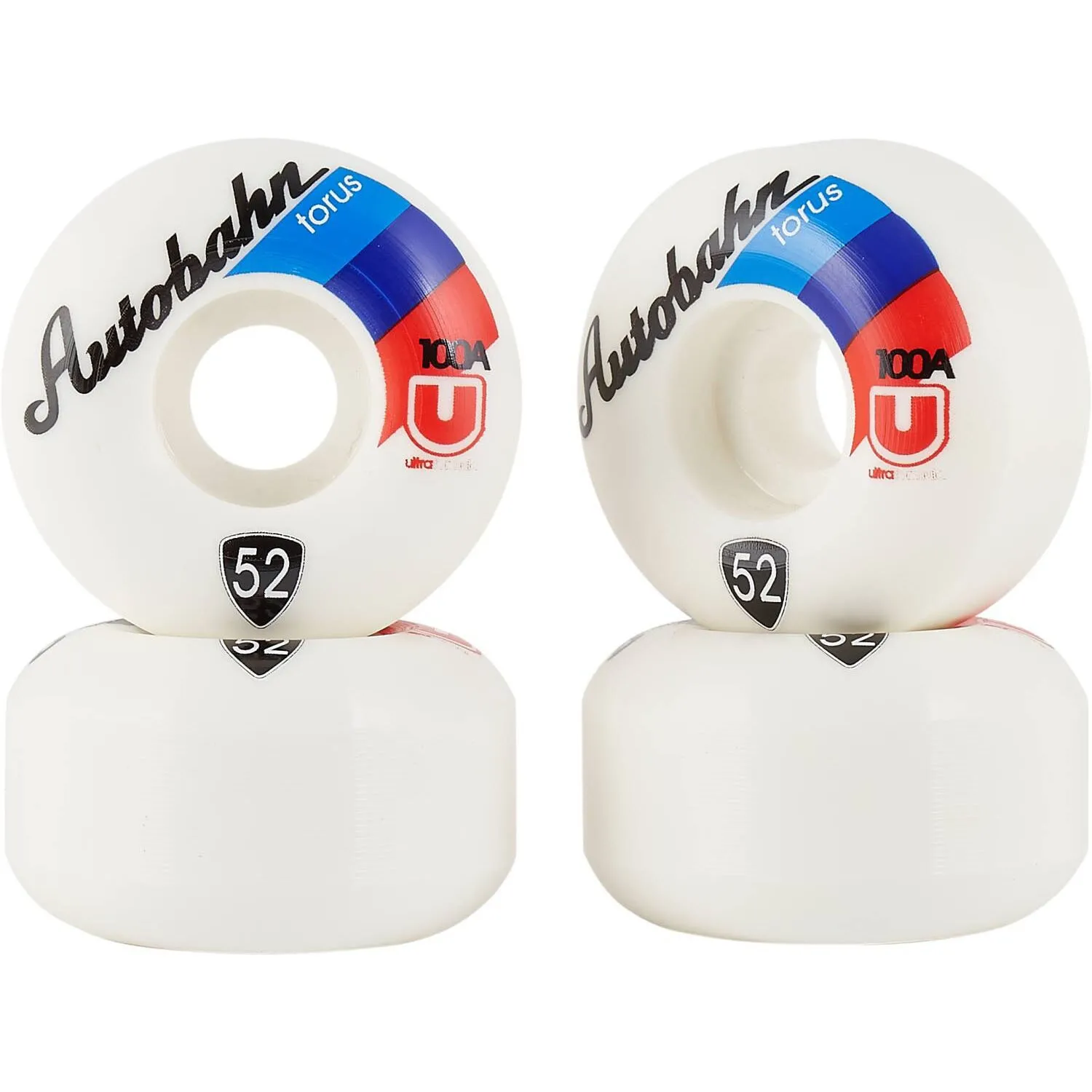 Autobahn Torus Ultra Skateboard Wheels 52mm - 100a