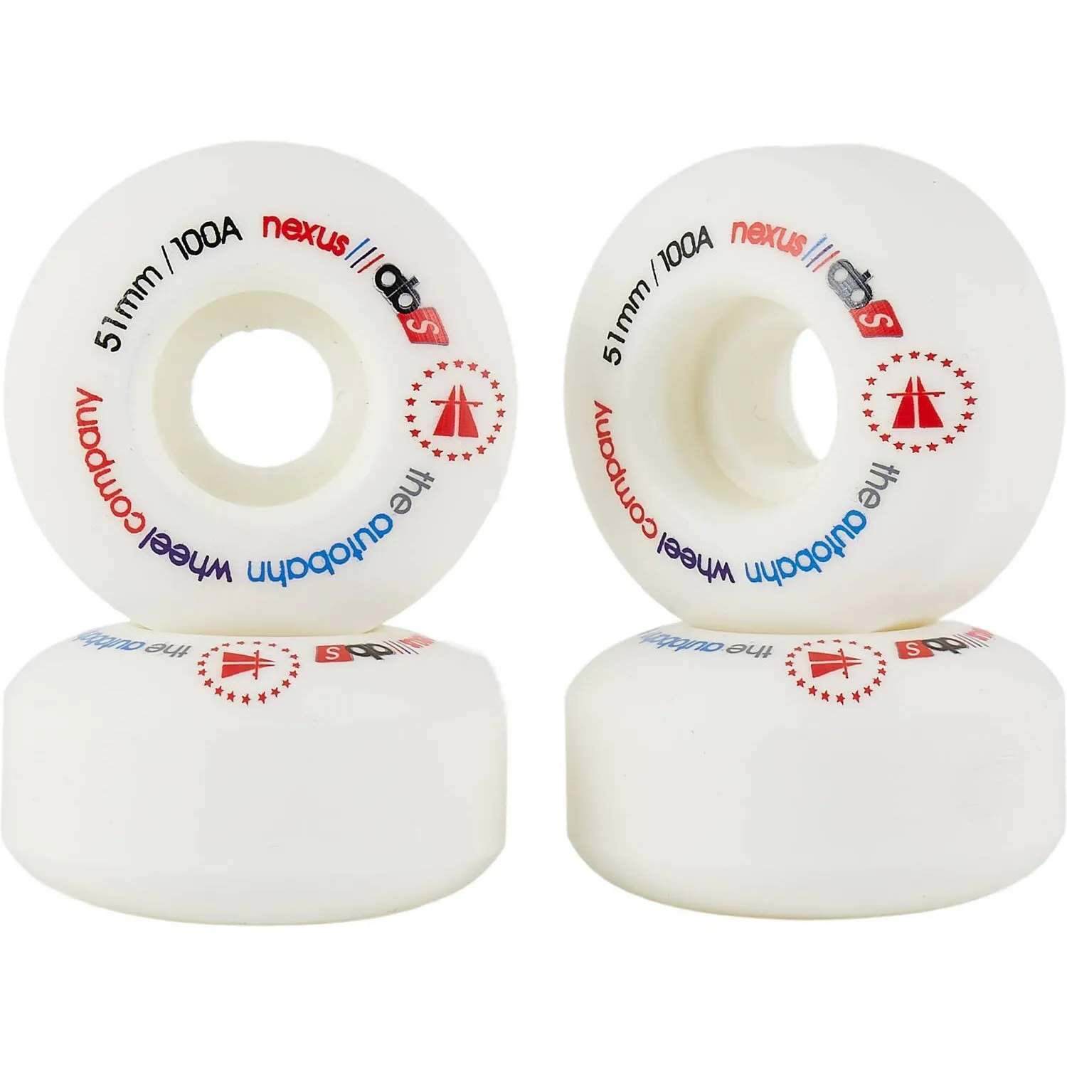 Autobahn Nexus Skateboard Wheels 51mm - White
