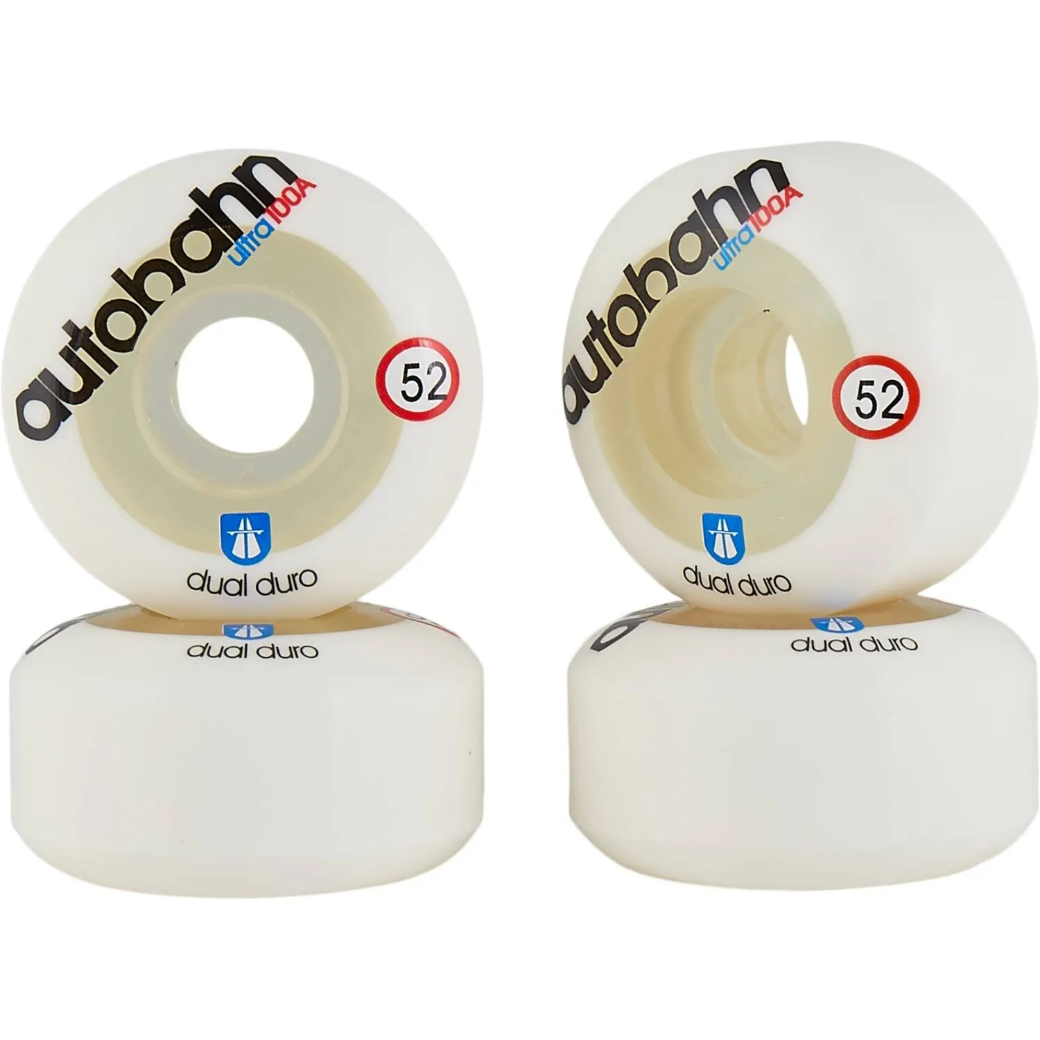 Autobahn Dual Duro Ultra Skateboard Wheels 52mm - 100A