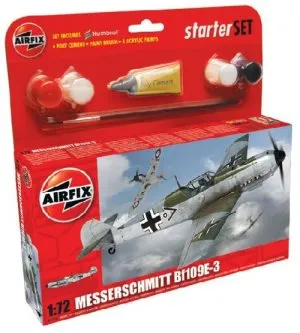 Airfix Messerschmitt Bf109E Starter Set 1:72